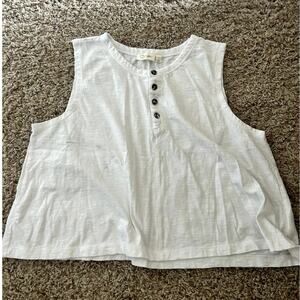 RD Style white tank top